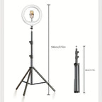 LED Ring Light Dimmable Shadow-Free Adjustable Tripod