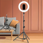 LED Ring Light Dimmable Shadow-Free Adjustable Tripod