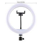 LED Ring Light Shadow-Free Adjustable Tripod & Phone Holder