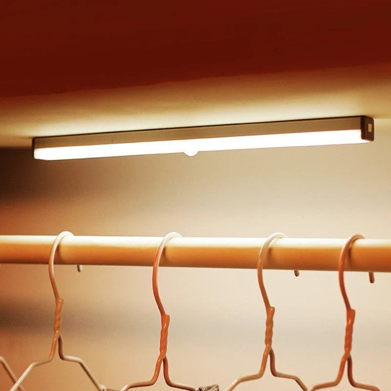 LED Sensor Light Bar Motion-Activated USB Rechargeable