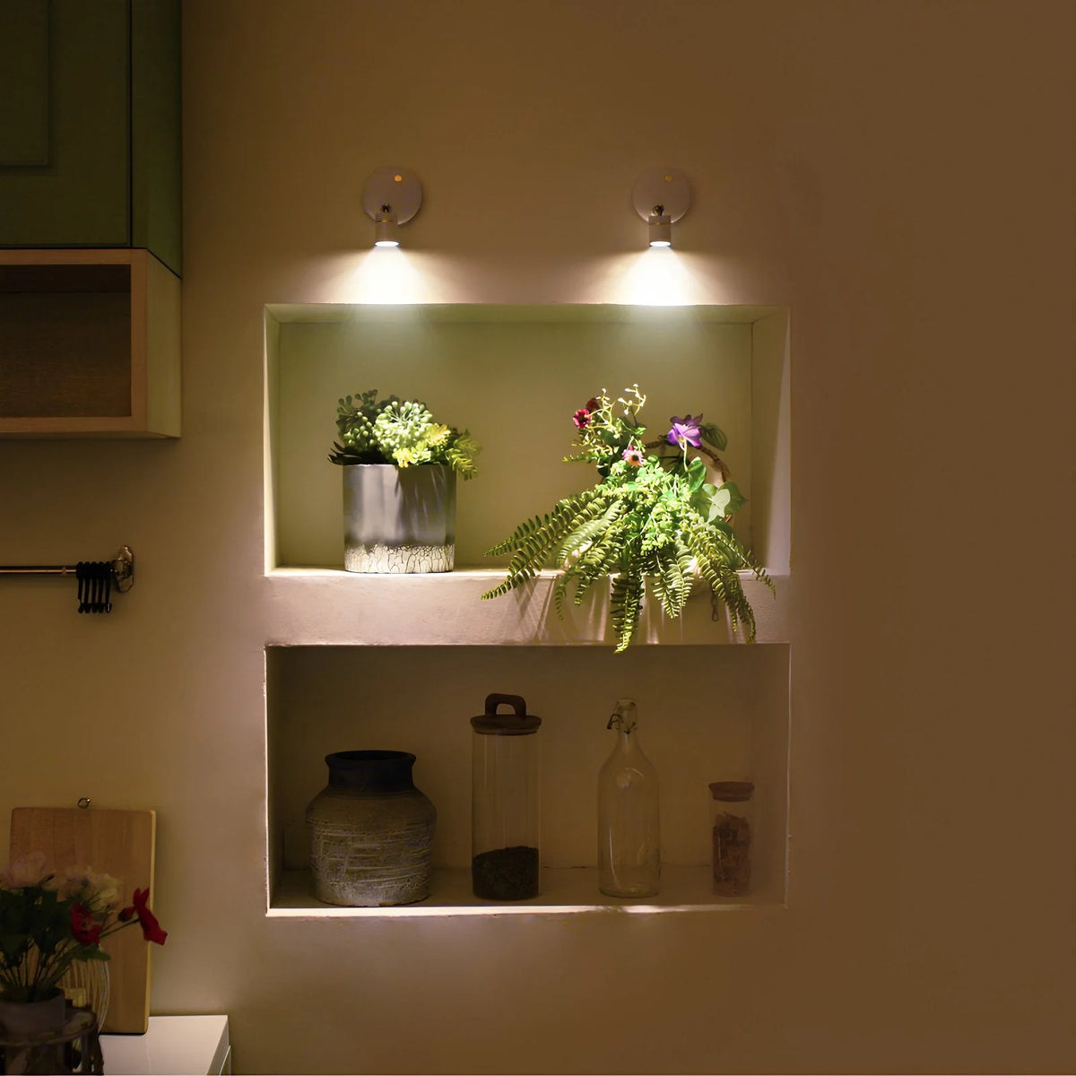 LED Spotlight 300° Rotation Dimmable Remote Control