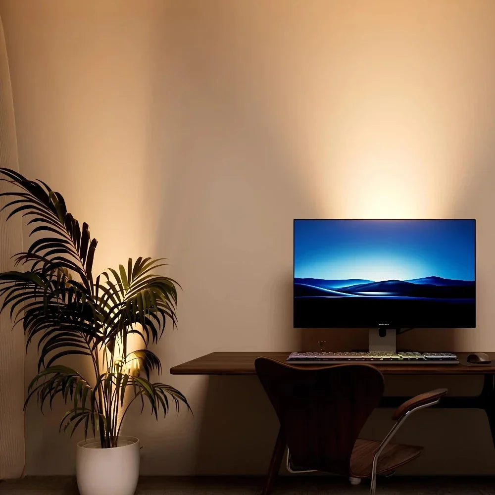 LED Spotlight 300° Rotation Dimmable Remote Control