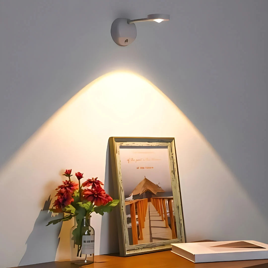 LED Spotlight Motion Sensor 360 Degree Adjustable USB-C Rechargeable