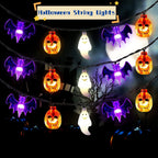 LED String Lights Pumpkin Ghost Bat Battery & USB