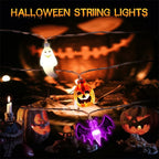LED String Lights Pumpkin Ghost Bat Battery & USB