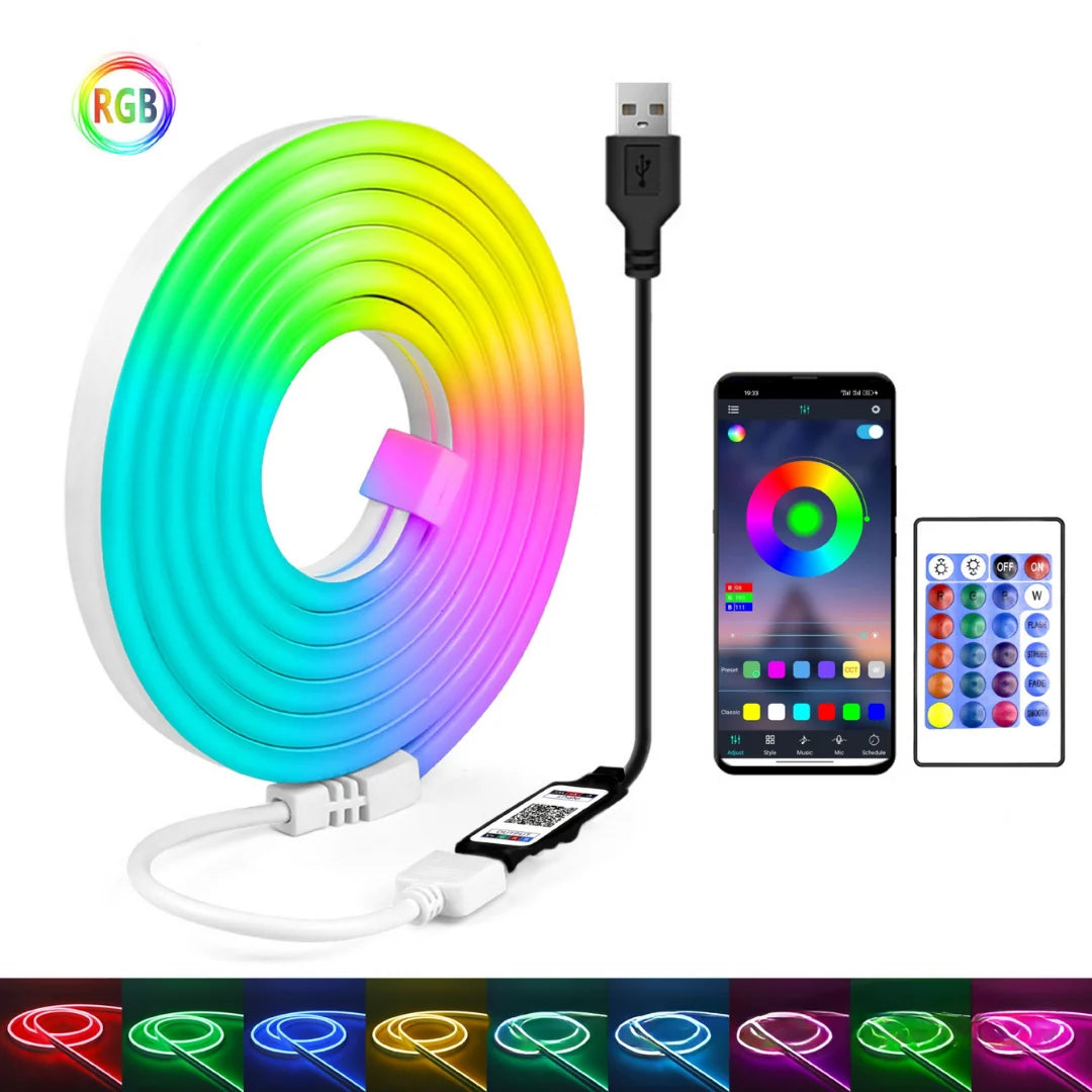 LED Strip App & Voice Control Music Sync Waterproof
