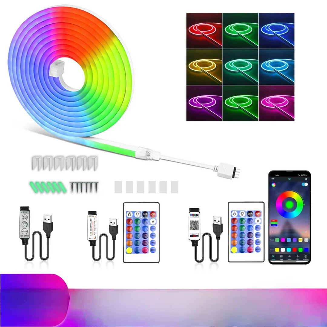 LED Strip App & Voice Control Music Sync Waterproof