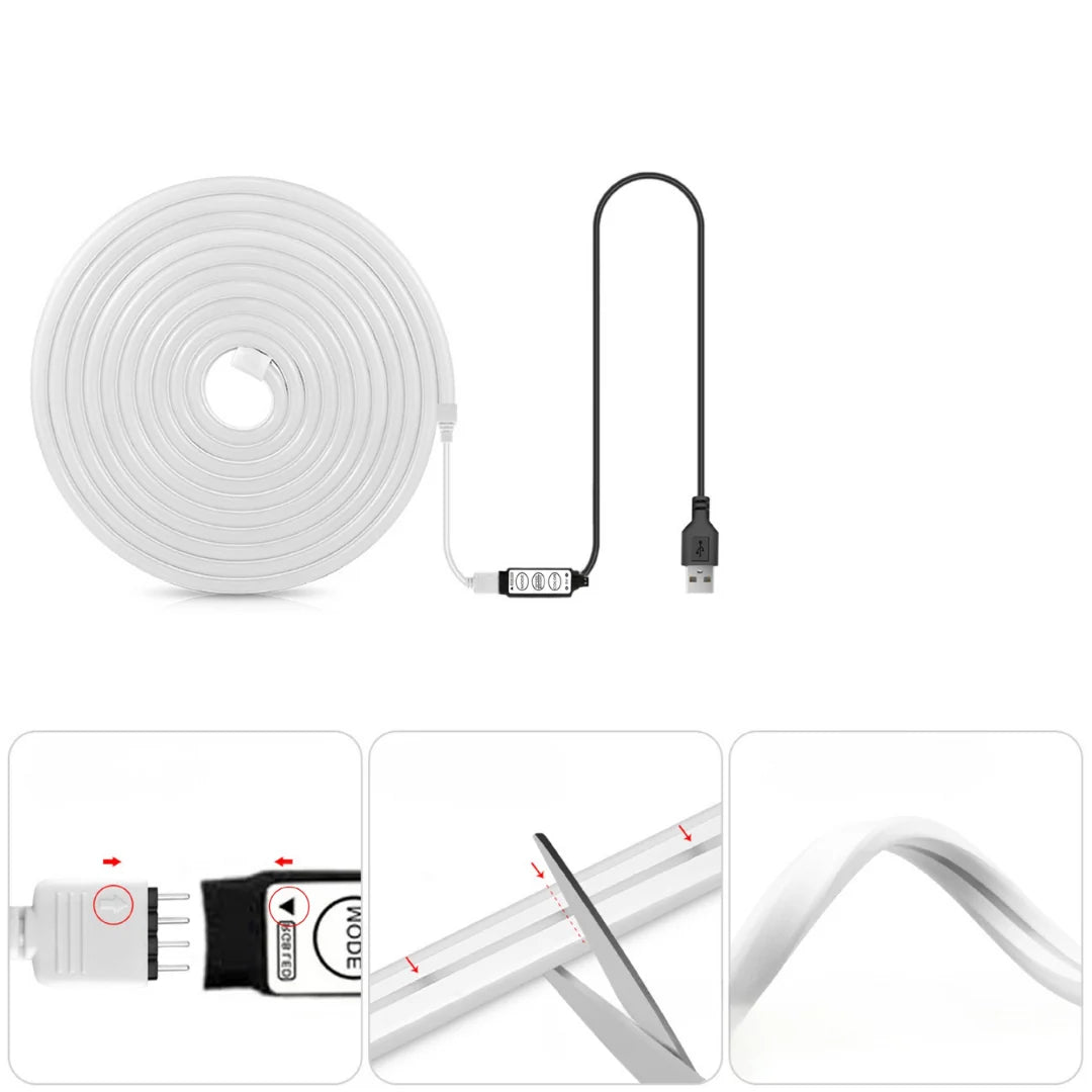LED Strip App & Voice Control Music Sync Waterproof