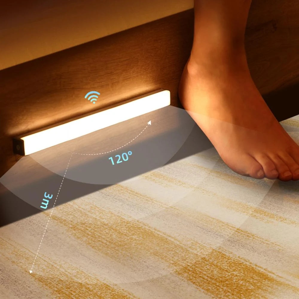 LED Strip Motion-Activated Under-Bed Battery & USB