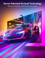 LED TV Backlight Kit Dual-Camera App-Controlled High-Density Strip