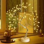 LED Table Lamp Bonsai Warm Glow USB & Battery