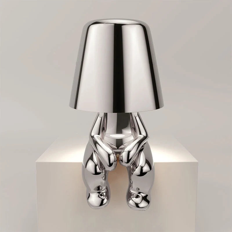 LED Table Lamp Rechargeable USB Metal Frame