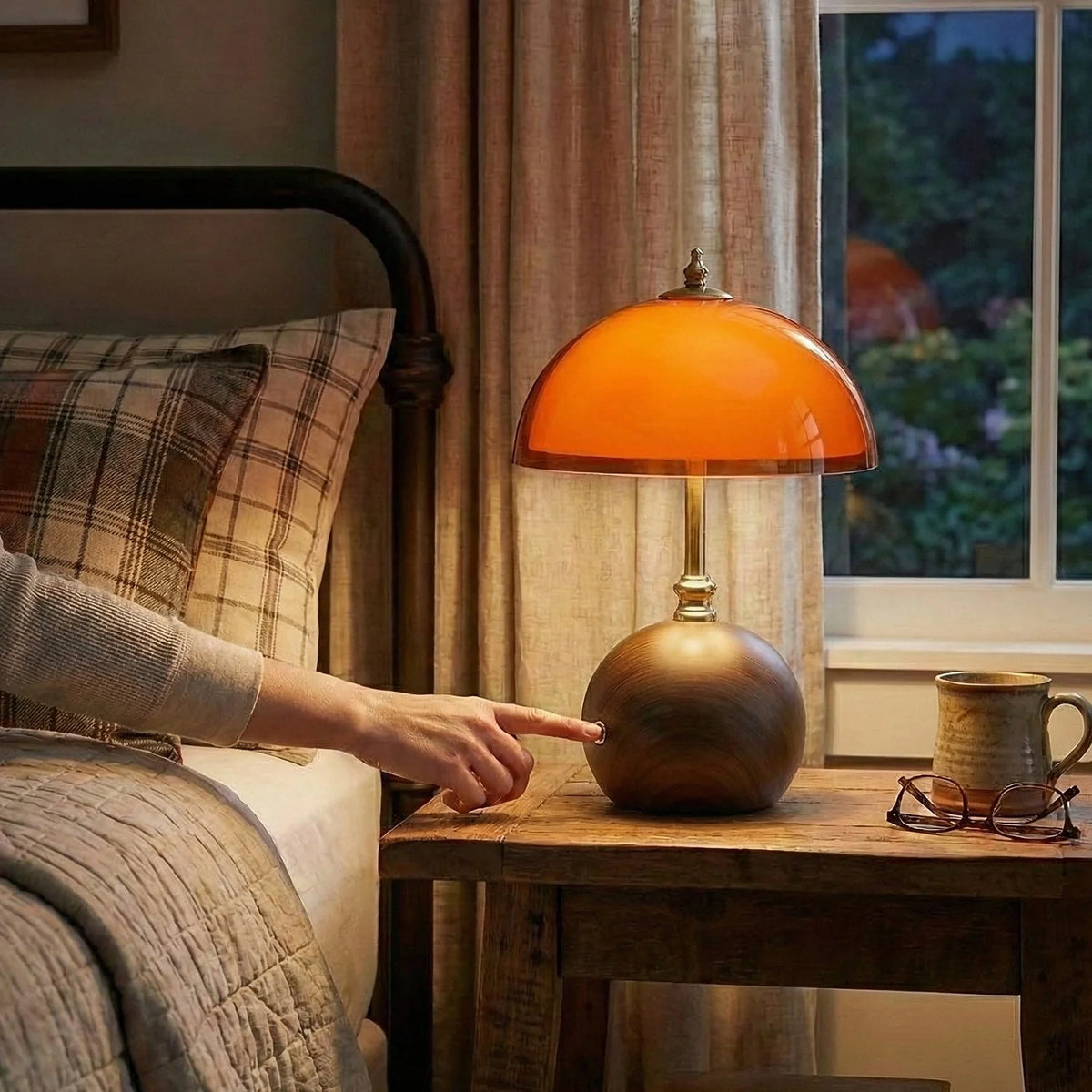 LED Table Lamp USB Rechargeable Touch Control