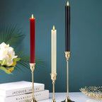 LED Taper Candles Flameless Flickering Remote Control
