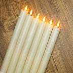 LED Taper Candles Flameless Flickering Remote Control