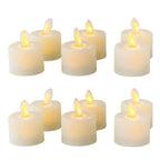 LED Tealights Realistic Flicker Battery-Powered & Flameless