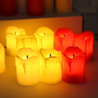 LED Tealights Realistic Wax Flameless & Battery Operated