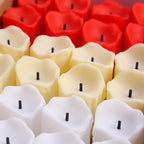 LED Tealights Realistic Wax Flameless & Battery Operated