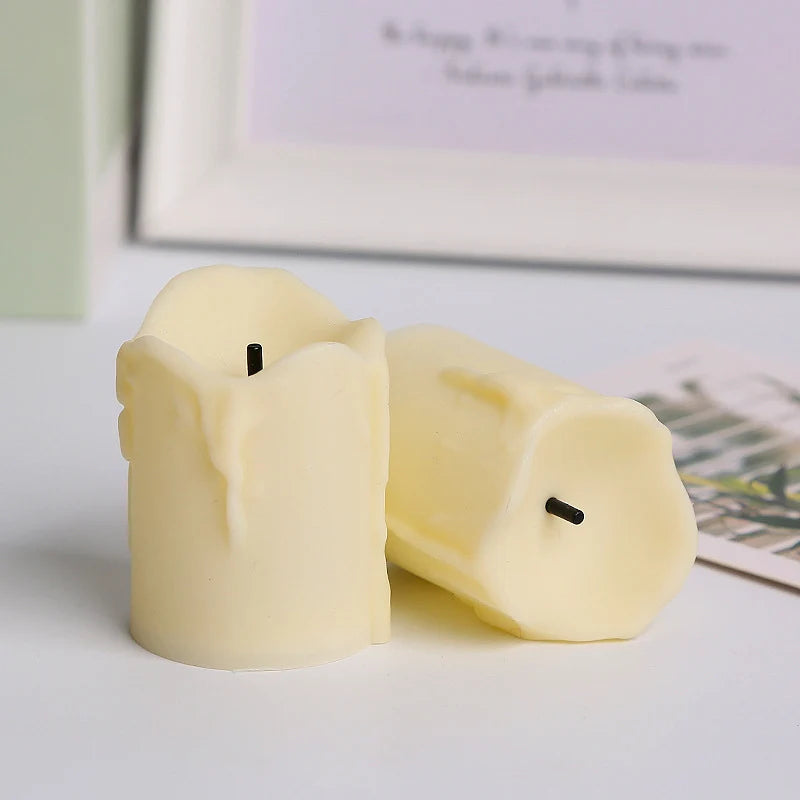 LED Tealights Realistic Wax Flameless & Battery Operated