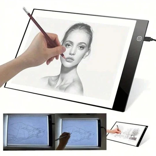 LED Tracing Light Pad Ultra-Thin Adjustable Brightness USB-Powered