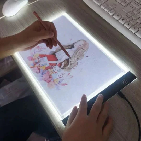 LED Tracing Light Pad Ultra-Thin Adjustable Brightness USB-Powered