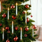 LED Tree Candles Flickering Flame Remote & Timer