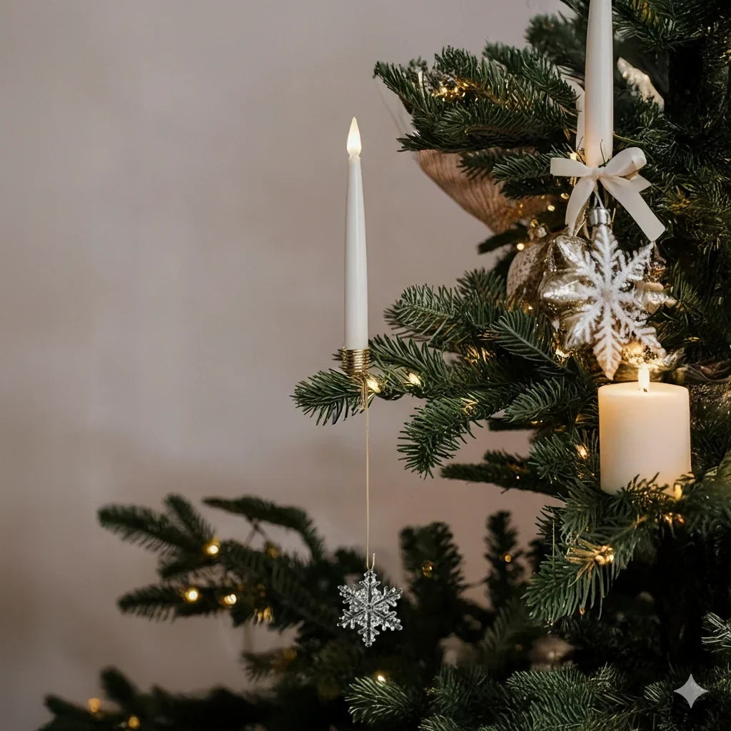 LED Tree Candles Flickering Flame Remote & Timer