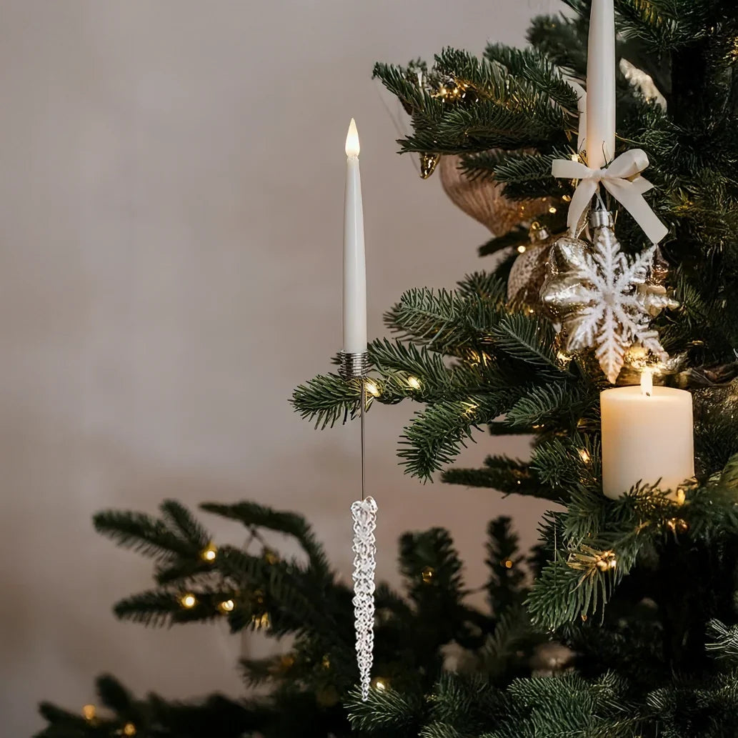 LED Tree Candles Flickering Flame Remote & Timer