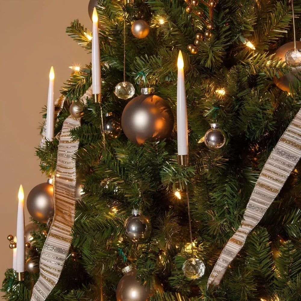 LED Tree Candles Flickering Flame Remote & Timer