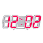 LED Wall Clock 3D Dimmable Soft Glow USB Powered
