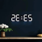 LED Wall Clock 3D Dimmable Soft Glow USB Powered