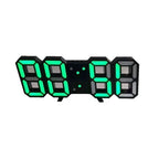 LED Wall Clock 3D Dimmable Soft Glow USB Powered