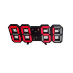 LED Wall Clock 3D Dimmable Soft Glow USB Powered