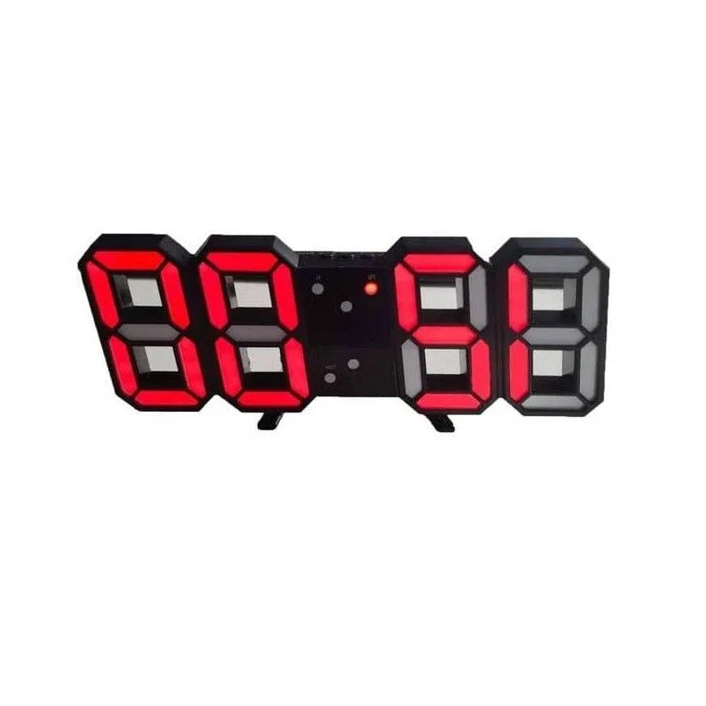 LED Wall Clock 3D Dimmable Soft Glow USB Powered