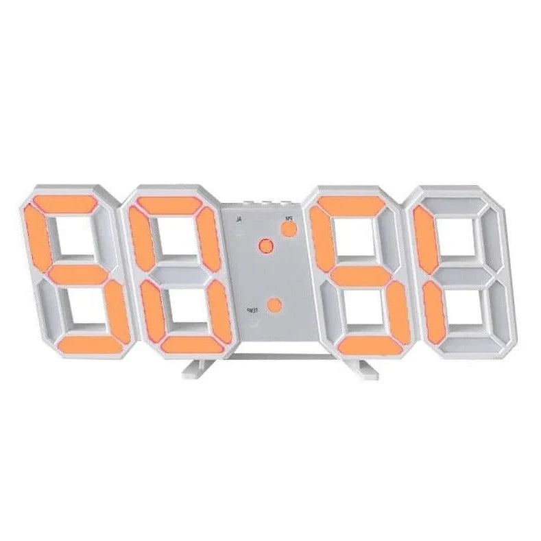 LED Wall Clock 3D Dimmable Soft Glow USB Powered