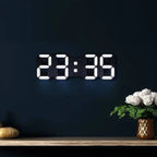LED Wall Clock 3D Dimmable Soft Glow USB Powered