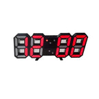 LED Wall Clock 3D Dimmable Soft Glow USB Powered