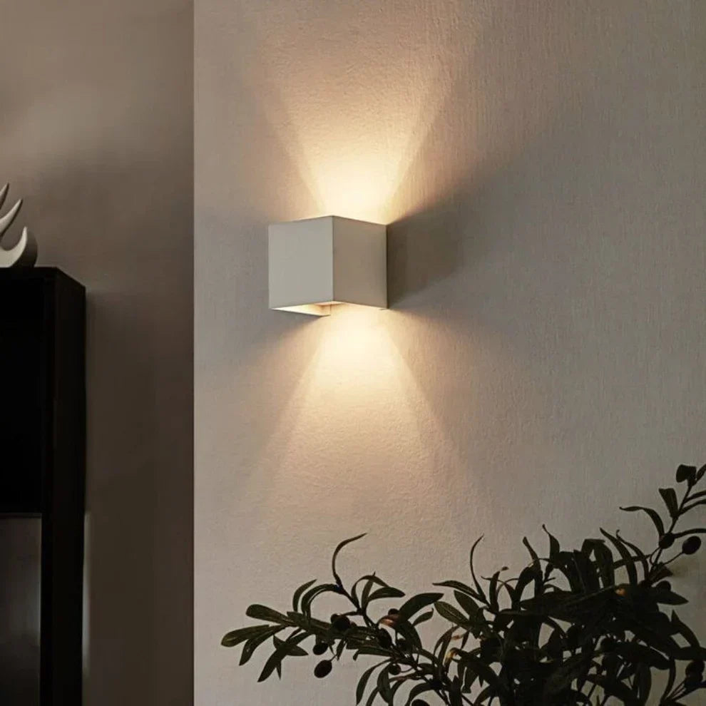 LED Wall Lamp Adjustable Dual-Panel Wired & USB Rechargeable