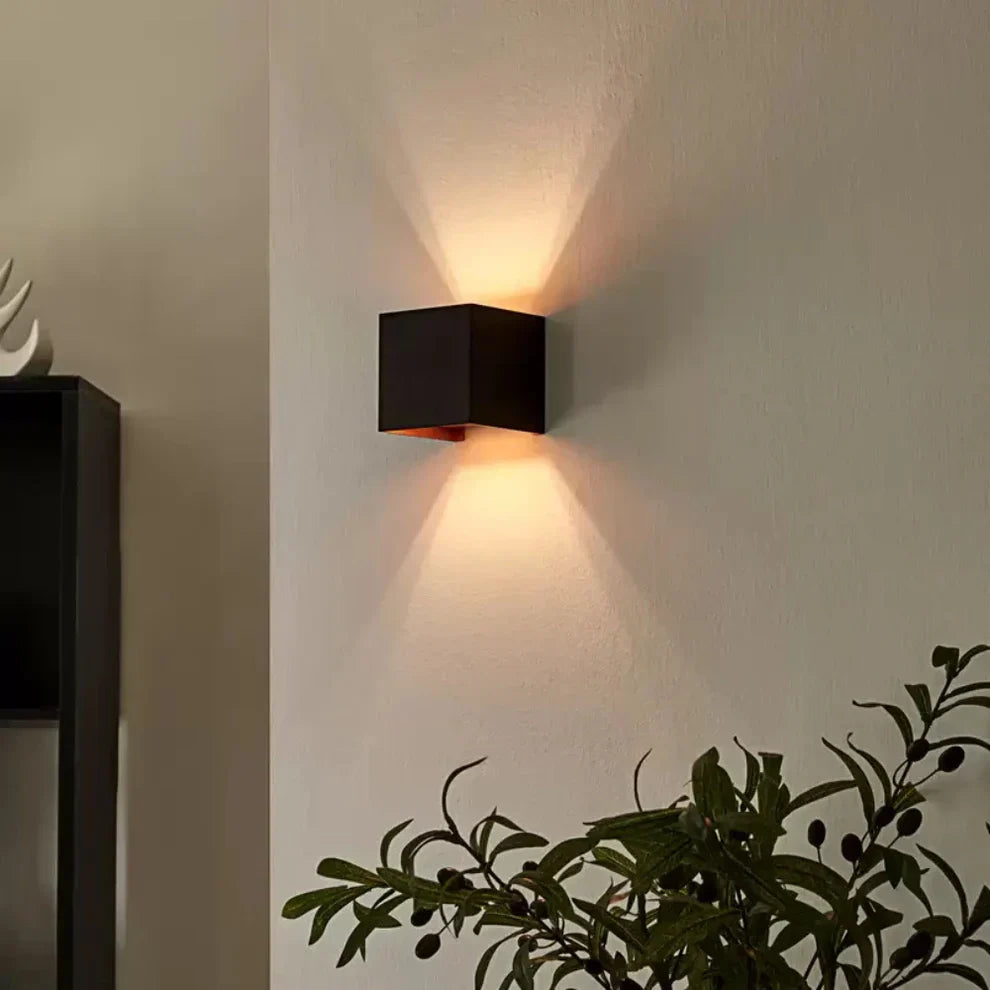 LED Wall Lamp Adjustable Dual-Panel Wired & USB Rechargeable