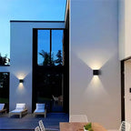 LED Wall Lamp Adjustable Dual-Panel Wired & USB Rechargeable