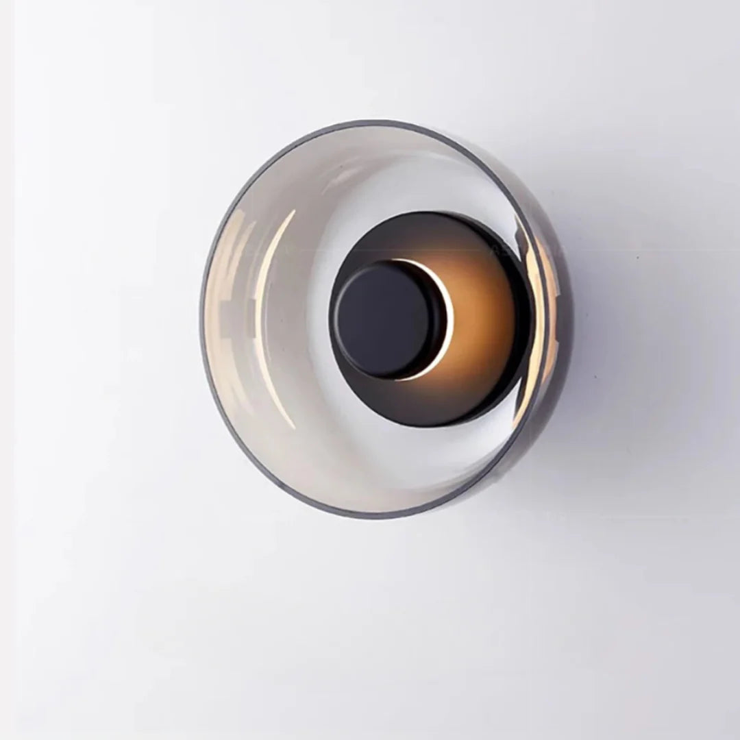 LED Wall Lamp Energy-Efficient 5W Glass & Iron