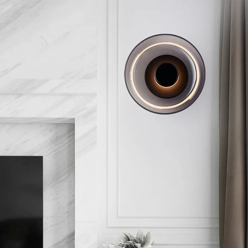 LED Wall Lamp Energy-Efficient 5W Glass & Iron