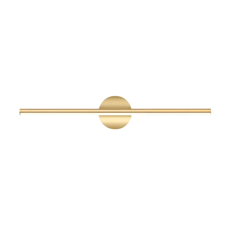 LED Wall Lamp Integrated Warm Light Black & Gold