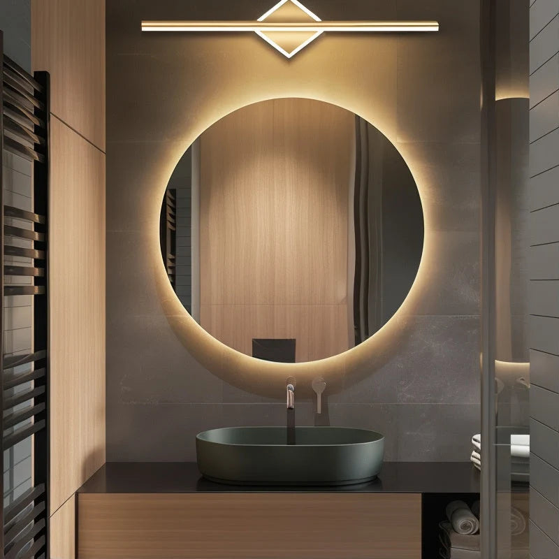 LED Wall Lamp Integrated Warm Light Black & Gold