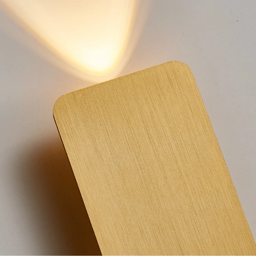 LED Wall Lamp Rectangular Integrated Metal Frame