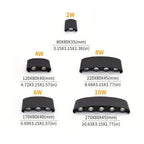 LED Wall Lamp Slim Aluminum Adjustable Brightness
