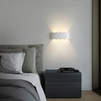 LED Wall Lamp Slim Aluminum Adjustable Brightness