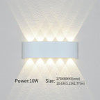 LED Wall Lamp Slim Aluminum Adjustable Brightness