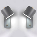 LED Wall Light Directed Lighting Integrated Switch Metal Body