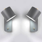 LED Wall Light Directed Lighting Integrated Switch Metal Body